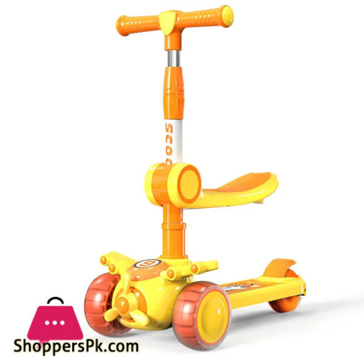 Kids Foldable Scooter 3 Wheels for Ages 3-6 Cycling