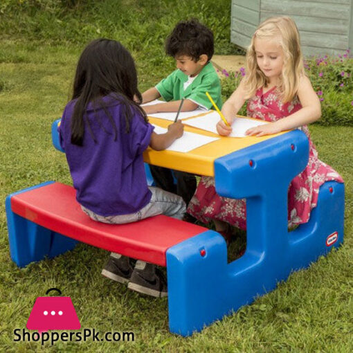 Little Tikes Junior Picnic Table Primary- 479A00070