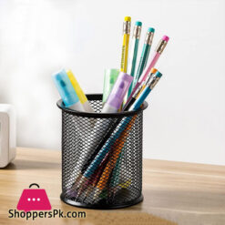 Metal Mesh Pen Container Pen Pencil Holder Organizer