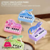 Piano Keyboard Key Chain 3D Musical Key Chain With Sound Creative Piano Toy Desktop Ornaments Portable Bag Pendant Collectible