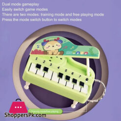 Piano Keyboard Key Chain 3D Musical Key Chain With Sound Creative Piano Toy Desktop Ornaments Portable Bag Pendant Collectible