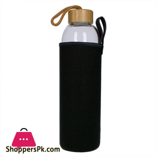 Plain Glass Bottle Luna With Cover 1000ML