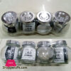 Spice Jar Glass 5 Oz Pack Of 4
