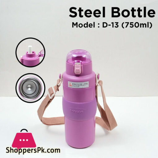 Stainless Steel School Water Bottle 750ML