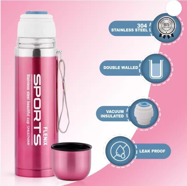 Thermosteel Push Lid Hot &Amp; Cold Water Bottle 500 Ml Bottle