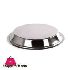 1 Plate Thaal Parat Heavy Stainless Steel 12 Inches