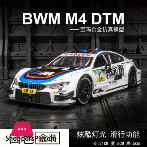 124 BMW M4 DTM Le Mans Alloy Racing Car Model Diecast Toy Vehicles Metal Car Model