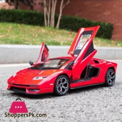 124 Scale Lamborghini Countach Lpi 800 4 Alloy Car Model Diecast Car Sound Light