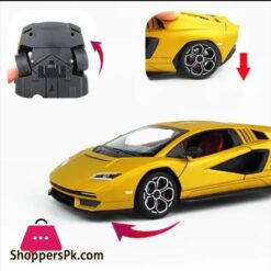 124 Scale Lamborghini Countach Lpi 800 4 Alloy Car Model Diecast Car Sound Light