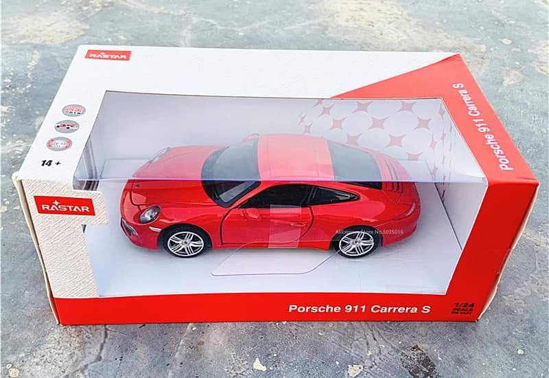 1:24 Ra Star Porsche 911 Carrera S Static Die Cast Car Alloy Model Car Toy