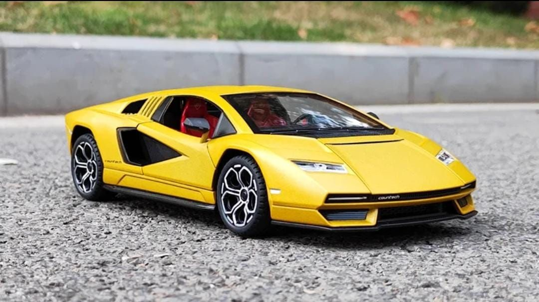 1:24 Scale Lamborghini Countach LPI 800-4 Alloy Car Model Diecast Car Sound Light