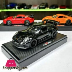 132 Porsche 911 Gt3 High Simulation Diecast Metal Alloy Model Car Sound Light Pull Back