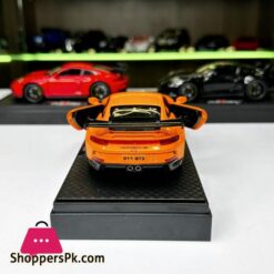 132 Porsche 911 Gt3 High Simulation Diecast Metal Alloy Model Car Sound Light Pull Back