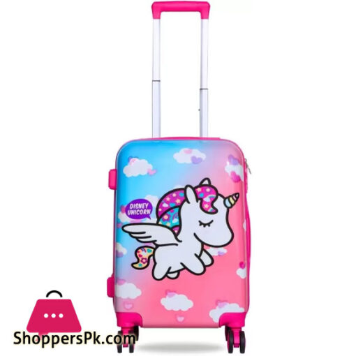 18 inch Character travel suitcase with wheels Cartoon Travel bags for children rolling luggage carry ons cabin trolley Unicorn Trolley