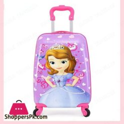 18 inch Character travel suitcase with wheels Cartoon Travel bags for children rolling luggage carry ons cabin trolley Sofia Trolley