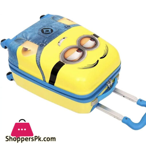 18 inch Character travel suitcase with wheels Cartoon Travel bags for children rolling luggage carry ons cabin trolley Minion Trolley