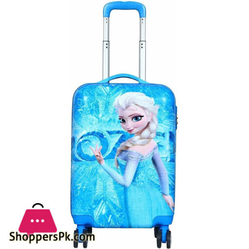 20 inch Frozen Character Travel suitcase with wheels Cartoon Travel bags for children rolling luggage carry ons cabin trolley