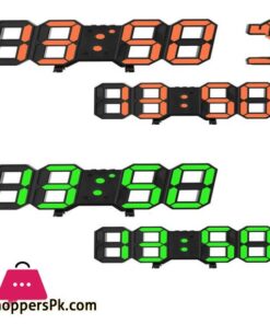 3D Led Digital Clock Luminous Fashion Multifunction Desktop Clock, Alarm Clock And Wall Clock, Brightness Adjustable, Silent Digital Clocks For Room, Office, Home Living Room 15 3D Led Digital Clock Luminous Fashion Multifunction Desktop Clock Alarm Clock And Wall Clock Brightness Adjustable Silent Digital Clocks For Room Office Home Living Room