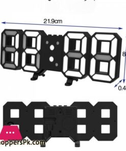 3D Led Digital Clock Luminous Fashion Multifunction Desktop Clock, Alarm Clock And Wall Clock, Brightness Adjustable, Silent Digital Clocks For Room, Office, Home Living Room 16 3D Led Digital Clock Luminous Fashion Multifunction Desktop Clock Alarm Clock And Wall Clock Brightness Adjustable Silent Digital Clocks For Room Office Home Living Room