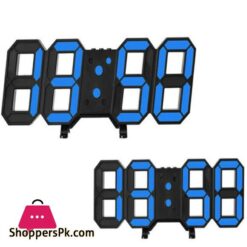 3D Led Digital Clock Luminous Fashion Multifunction Desktop Clock Alarm Clock And Wall Clock Brightness Adjustable Silent Digital Clocks For Room Office Home Living Room