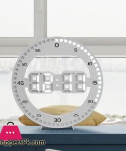 3D Led Digital Clock Luminous Fashion Multifunction Night Light 14 3D Led Digital Clock Luminous Fashion Multifunction Night Light Usb Powered Temperature Display Desktop Clock Alarm Clock And Wall Clock Brightness Adjustable Silent Digital Clocks For Room Office Home Living Room