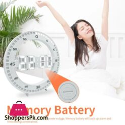 3D Led Digital Clock Luminous Fashion Multifunction Night Light Usb Powered Temperature Display Desktop Clock Alarm Clock And Wall Clock Brightness Adjustable Silent Digital Clocks For Room Office Home Living Room