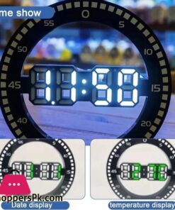 3D Led Digital Clock Luminous Fashion Multifunction Night Light 18 3D Led Digital Clock Luminous Fashion Multifunction Night Light Usb Powered Temperature Display Desktop Clock Alarm Clock And Wall Clock Brightness Adjustable Silent Digital Clocks For Room Office Home Living Room