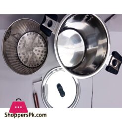 Alpha 23Cm Stainless Steel Deep Fryer For French Fries Chicken Fish And Onion Ring And Much More 16 Alpha 19Cm 23Cm And 27Cm Stainless Steel Deep Fryer For French Fries Chicken Fish And Onion Ring And Much More