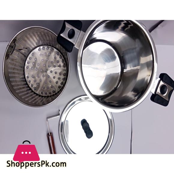 Alpha 23Cm Stainless Steel Deep Fryer For French Fries Chicken Fish And Onion Ring And Much More 9 Alpha 19Cm 23Cm And 27Cm Stainless Steel Deep Fryer For French Fries Chicken Fish And Onion Ring And Much More