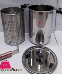 Alpha 27Cm Stainless Steel Deep Fryer For French Fries Chicken Fish And Onion Ring And Much More 12 Alpha 19Cm 23Cm And 27Cm Stainless Steel Deep Fryer For French Fries Chicken Fish And Onion Ring And Much More