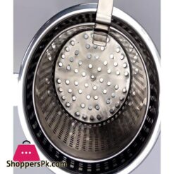 Alpha 27Cm Stainless Steel Deep Fryer For French Fries Chicken Fish And Onion Ring And Much More 14 Alpha 19Cm 23Cm And 27Cm Stainless Steel Deep Fryer For French Fries Chicken Fish And Onion Ring And Much More