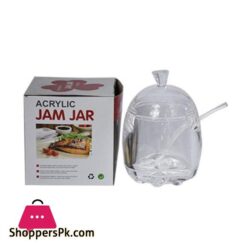 Acrylic Jam Jar With Spoon