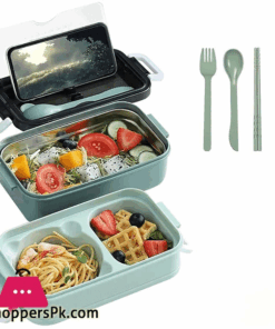 Bento Box Lunch Box Lunch Box for Kids Lunch Containers – Stackable 3 compartments
