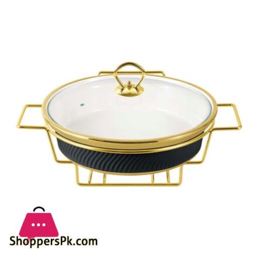 BR1006 12 Round Dish With Candle Stand