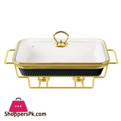 BR1003 15 Rectangular Dish With Candle Stand