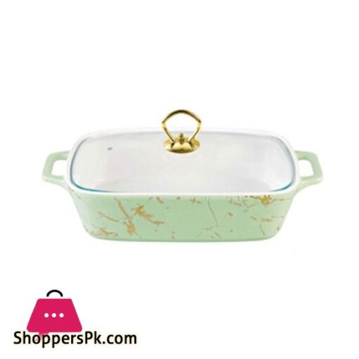 BR8891 12 Rectangular Dish With Glass Lid