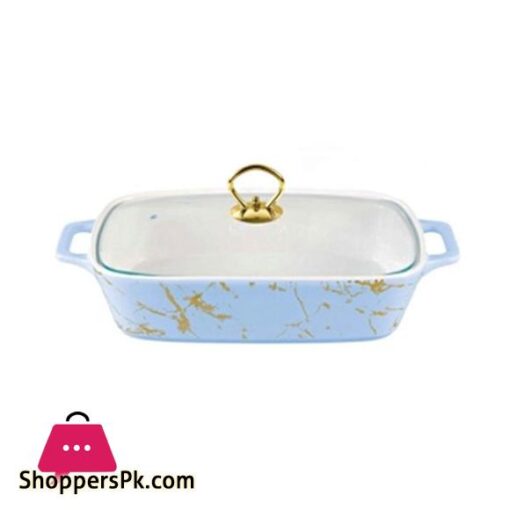 BR8871 12 Rectangular Dish With Glass Lid