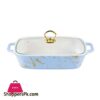 Br8872 14 Rectangular Dish With Glass Lid