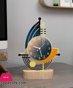 Creative Table Clock, Night Light Vintage Desk Watch, Home Decor Silent Usb Cable Living Room Office Desk Bedroom Mute Decoration Desk Clock With Lights 12 Creative Table Clock Night Light Vintage Desk Watch Home Decor Silent Usb Cable Living Room Office Desk Bedroom Mute Decoration Desk Clock With Lights