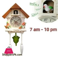 Cuckoo Clock Wall Clock Bird House Day Time Hourly Alarm Clocks Nordic Pendulum Wall Clock Decorations For Kids Room Home Living Room
