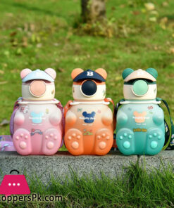 Cute Bear Water Bottle for School 750ML
