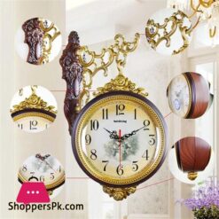 Double Sided Hanging Wall Clock
