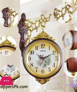 Double Sided Hanging Wall Clock 13 Double Sided Hanging Wall Clock