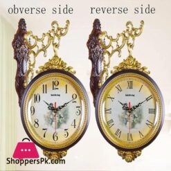 Double Sided Hanging Wall Clock