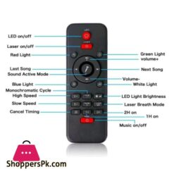 Galaxy Projector Stars Nebula Remote Control With Speaker