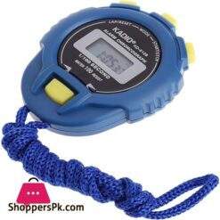 Handheld Digital LCD Sports Stopwatch Chronograph Counter Timer with Strap
