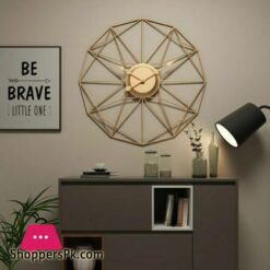 Home Decor Modern Metal Wall Clock Mural Crafts Living room Bedroom Office Hotel Wall Sticker Wall Ornaments Watches Decoration Size Length 50 cm Width 50 cm