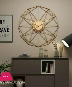 Home Decor Modern Metal Wall Clock Mural Crafts Living room Bedroom Office Hotel Wall Sticker Wall Ornaments Watches Decoration Size Length 50 cm Width 50 cm