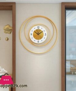 Home Decor Modern Metal Wall Clock Mural Crafts Living room Bedroom Office Hotel Wall Sticker Wall Ornaments Watches Decoration Size Length 50 cm Width 50 cm