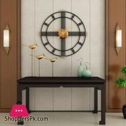 Home Decor Modern Metal Wall Clock Mural Crafts Living Room Bedroom Office Hotel Wall Sticker Wall Ornaments Watches Decoration Size Length 50 Cm Width 50 Cm